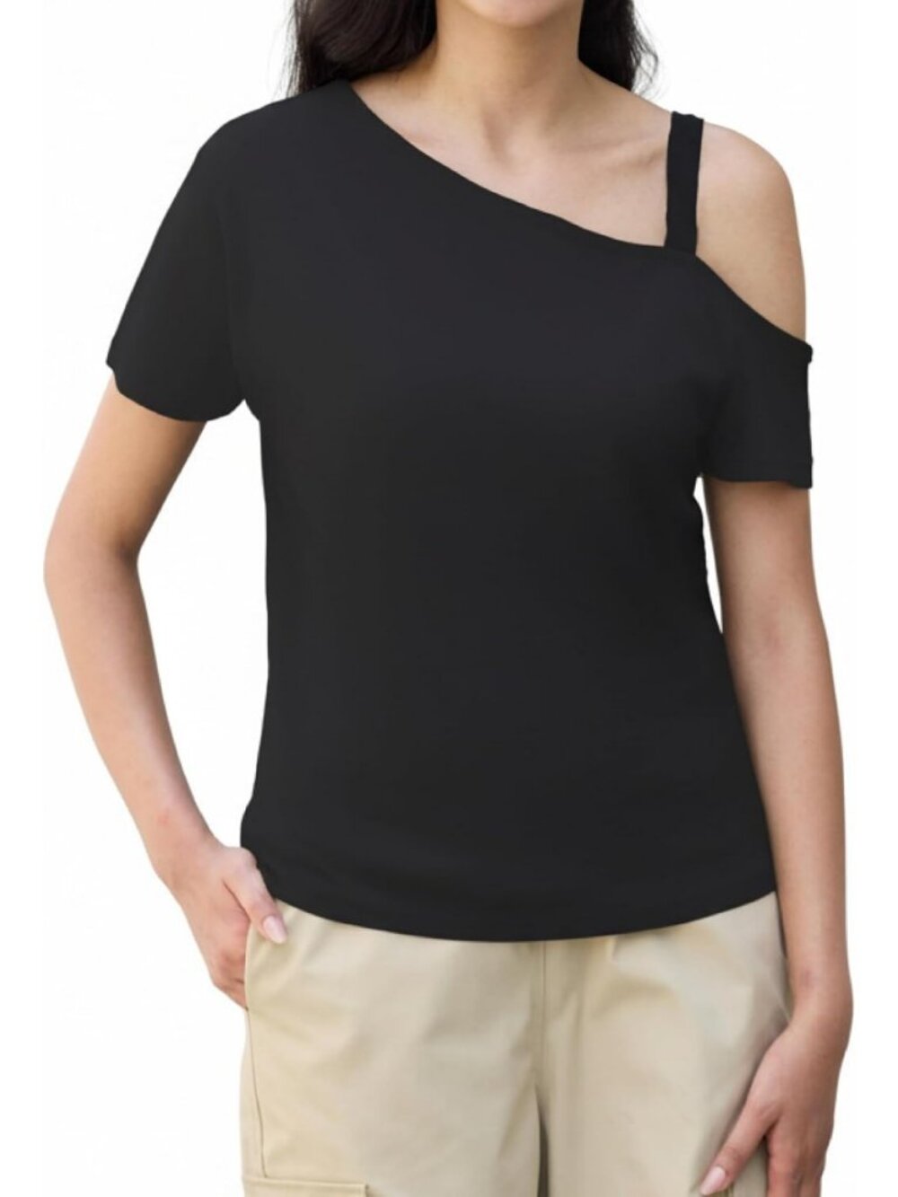 Cozy Merino Wool Short Sleeve Tops for Women | Casual & Workout Shirts